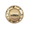 SANTEX New Year "Bonne Année" Champagne Small Dessert Paper Plates, 7 Inches, 10 Count 3660380114888