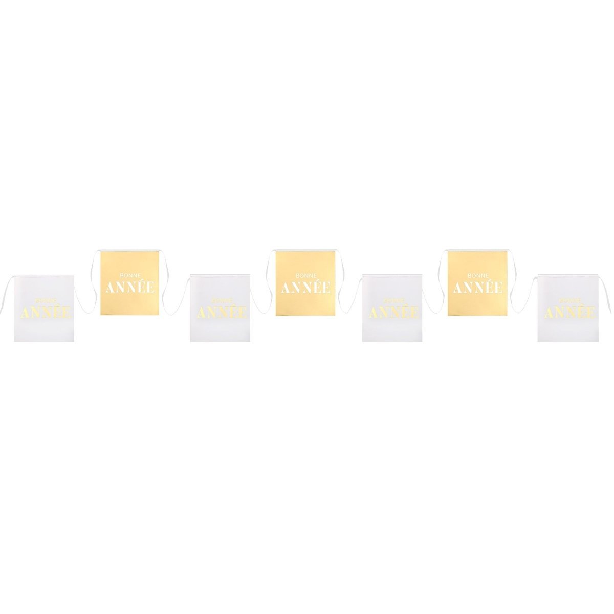 SANTEX New Year Glittering "Bonne Année" Banner, 118 Inches, 1 Count 3660380115700