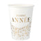 SANTEX New Year Glittering "Bonne Année" Paper Cups, 10 Count 3660380115694