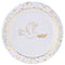 SANTEX Religious Communion Large Lunch Paper Plates, 9 Inches, 10 Count