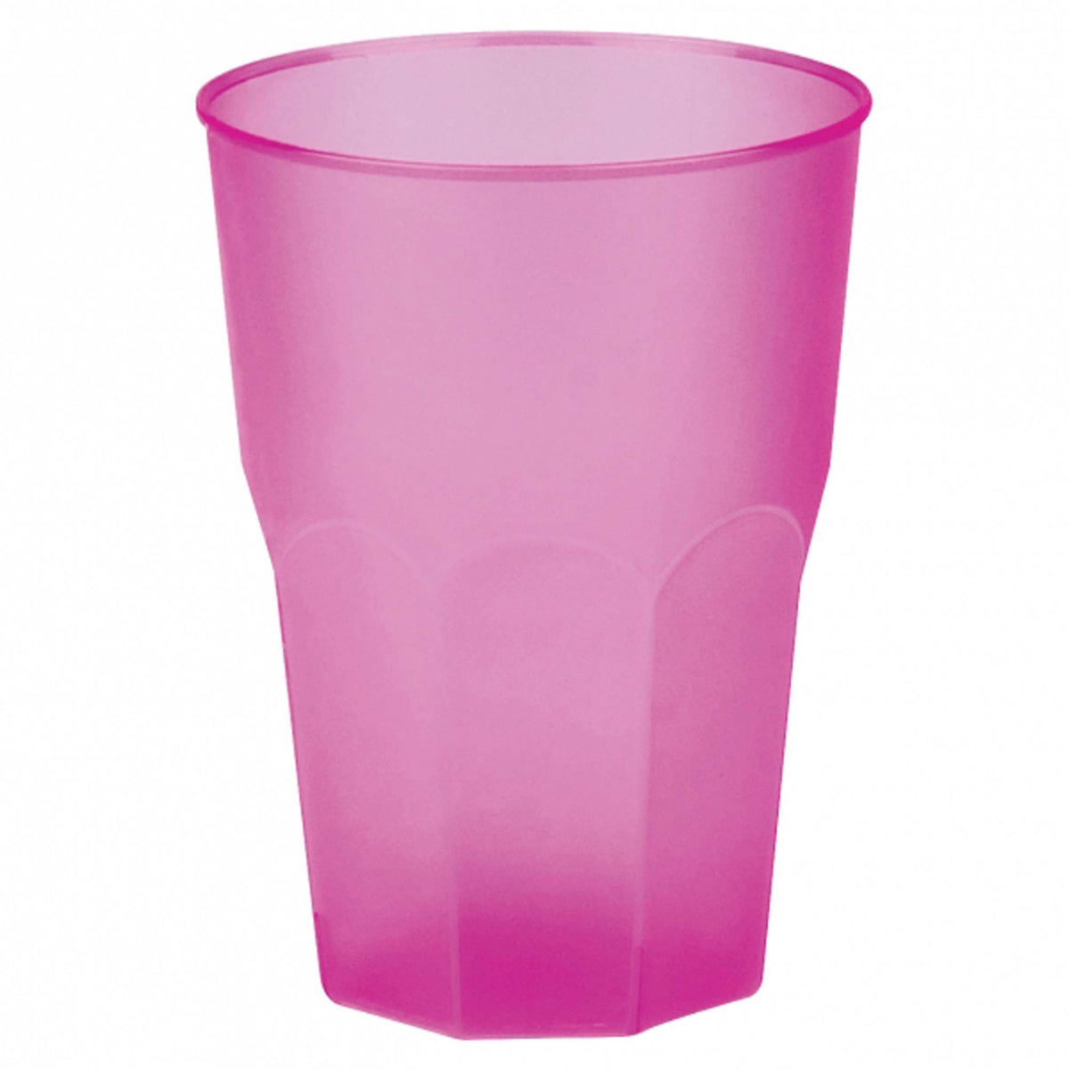 SANTEX Theme Party 80s Party Favour Cup, Fuchsia, 6 Count