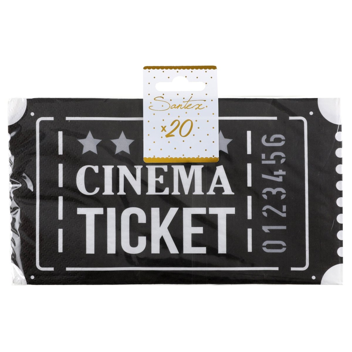 SANTEX Theme Party The Cinema Large Lunch Napkins, 20 Count 3660380101512