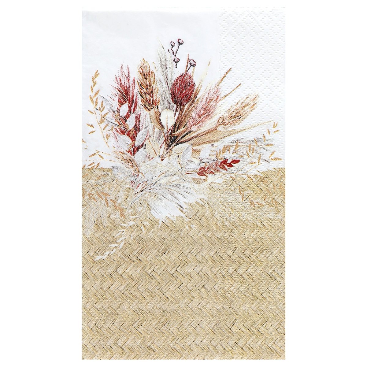 SANTEX Wedding Romance Wedding Large Lunch Napkins, 20 Count 3660380085409