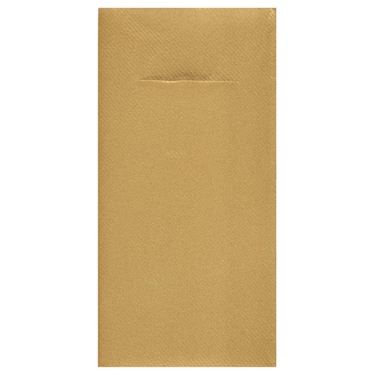 SANTEX Wedding Wedding Airlaid Gold Pocket Napkins, 12 Count 3660380083146