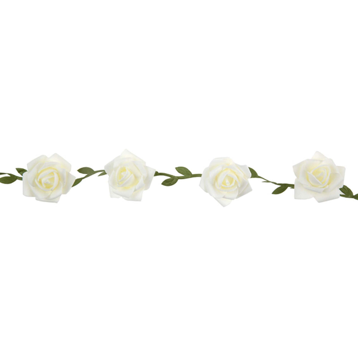 SANTEX Wedding White Rose Garland 3660380058779