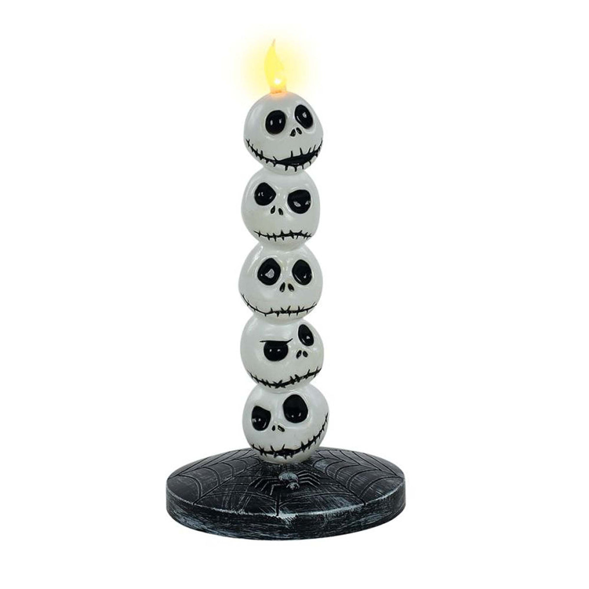 SEASONS HK USA INC Halloween Nightmare Before Christmas Jack Skellington Light-Up Candle, 9.5 Inches, 1 Count