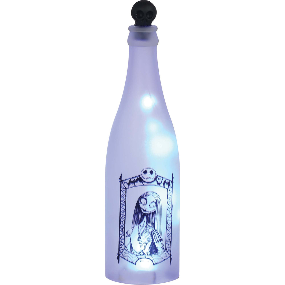 SEASONS HK USA INC Halloween Nightmare Before Christmas Sally Light-Up Bottle, 1 Count 190842383376