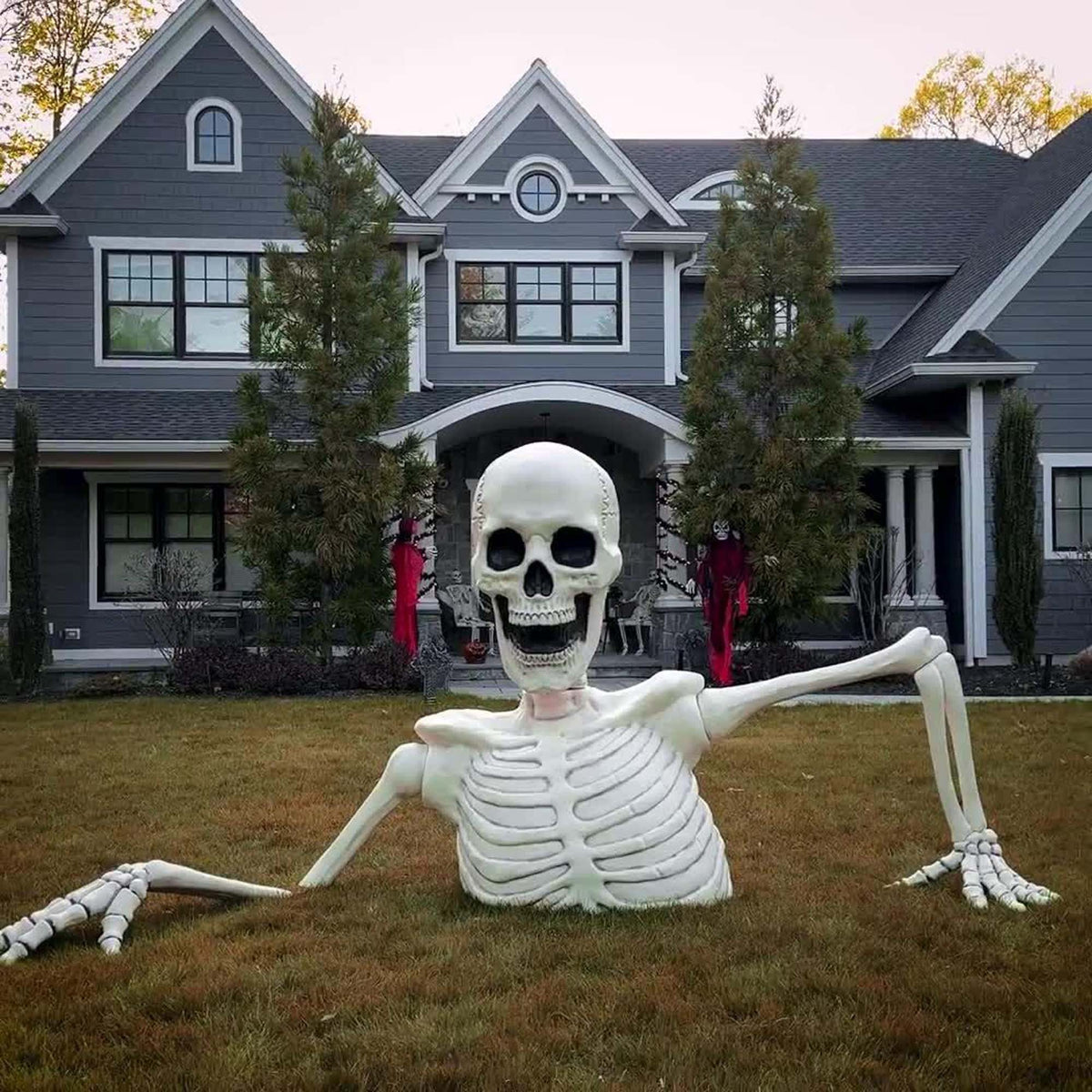 SEASONS HK USA INC Halloween Oversized Groundbreaker Skeleton, 1 Count 190842836520