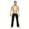 Seeing Red Inc. Costumes Accessories Gold Disco Shirt for Adults