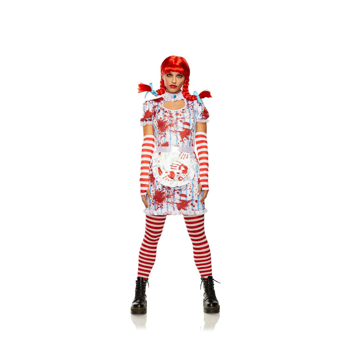 Seeing Red Inc. Costumes Evil Fast Food Girl Costume for Adults, Bloodstained Dress