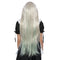 Shaoxing Keqiao Chengyou Textile Co.,Ltd Costumes Accessories Yakumo Grey and Green Long Wig for Adults 810077659229