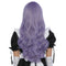 Shaoxing Keqiao Chengyou Textile Co.,Ltd Costumes Accessories Zyunko Purple Wavy Long Wig for Adults