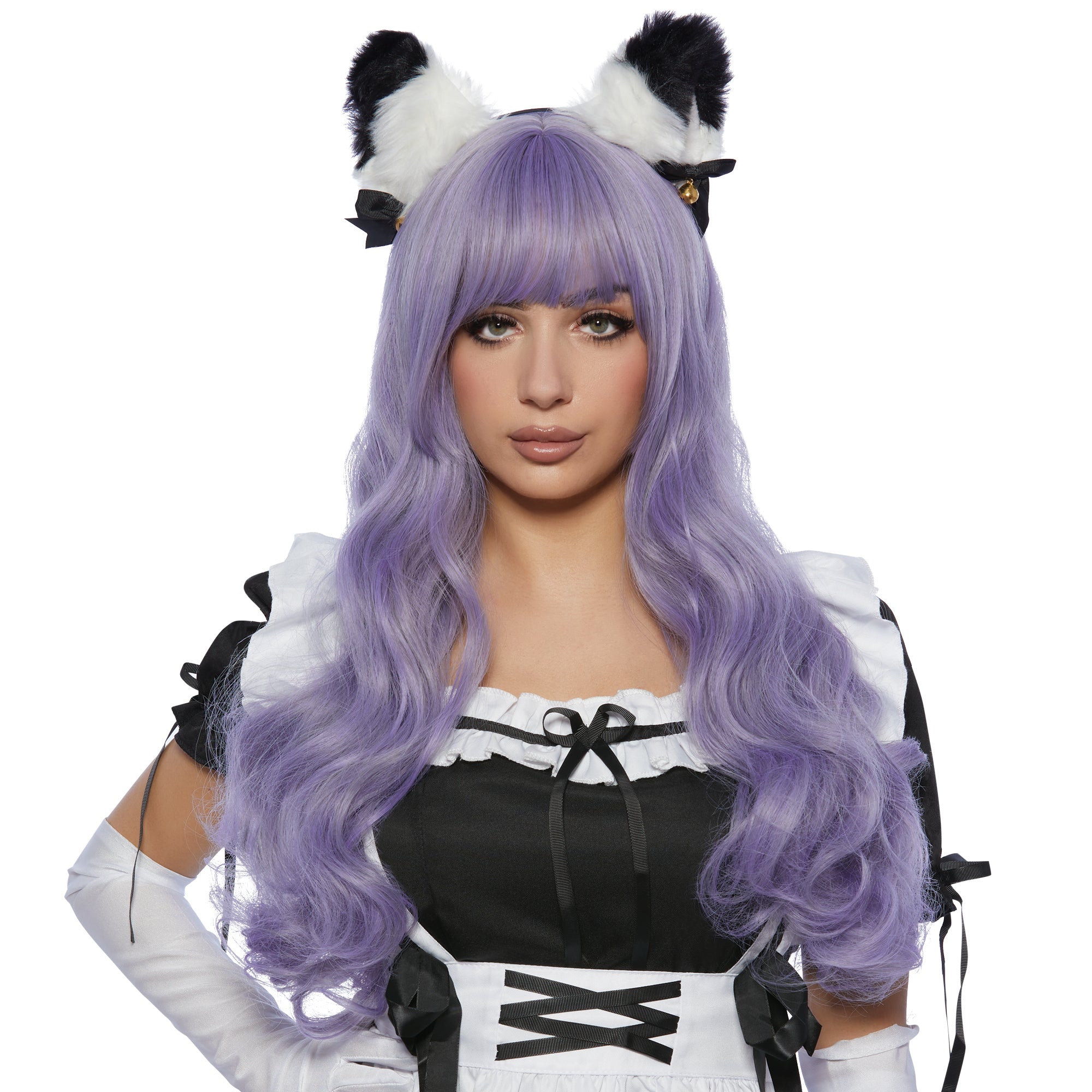 Purple cosplay wig hotsell