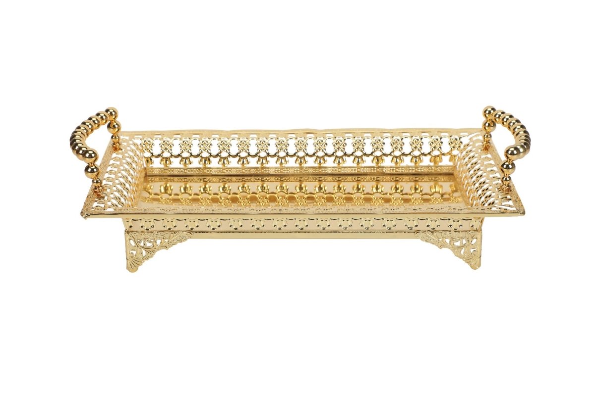 Shaoxing Keqiao Chengyou Textile Co.,Ltd Eid Eid Rectangular Deluxe Platter, 12 Inches, 1 Count 810120717838