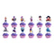 Shaoxing Keqiao Chengyou Textile Co.,Ltd Kids Birthday Dancing Idols Birthday Cupcake Toppers, 12 Count 840482507594