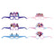 Shaoxing Keqiao Chengyou Textile Co.,Ltd Kids Birthday Dancing Idols Birthday Paper Glasses, 12 Count 840482507631