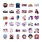 Shaoxing Keqiao Chengyou Textile Co.,Ltd Kids Birthday Dancing Idols Birthday Stickers, 25 Count 840482507655