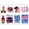 Shaoxing Keqiao Chengyou Textile Co.,Ltd Kids Birthday Dancing Idols Birthday Temporary Tattoos, 8 Count 840482507648