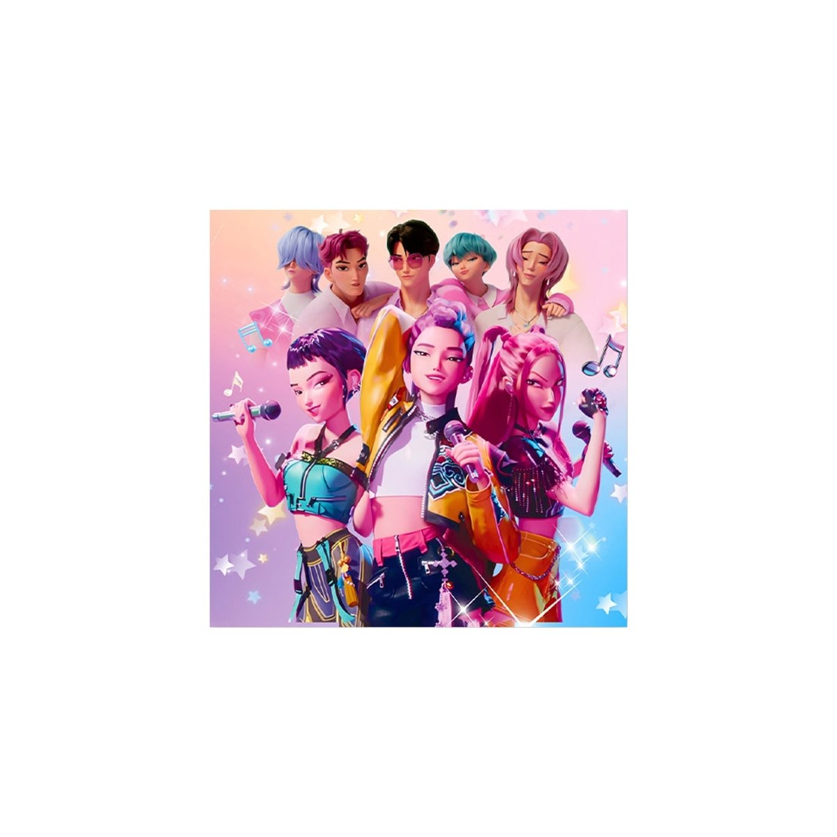 Shaoxing Keqiao Chengyou Textile Co.,Ltd Kids Birthday Dancing Idols Large Lunch Napkins, 20 Count 840482507556