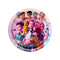 Shaoxing Keqiao Chengyou Textile Co.,Ltd Kids Birthday Dancing Idols Large Round Lunch Paper Plates, 9 Inches, 10 Count 840482507549