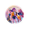 Shaoxing Keqiao Chengyou Textile Co.,Ltd Kids Birthday Dancing Idols Small Round Dessert Paper Plates, 7 Inches, 10 Count 840482507532