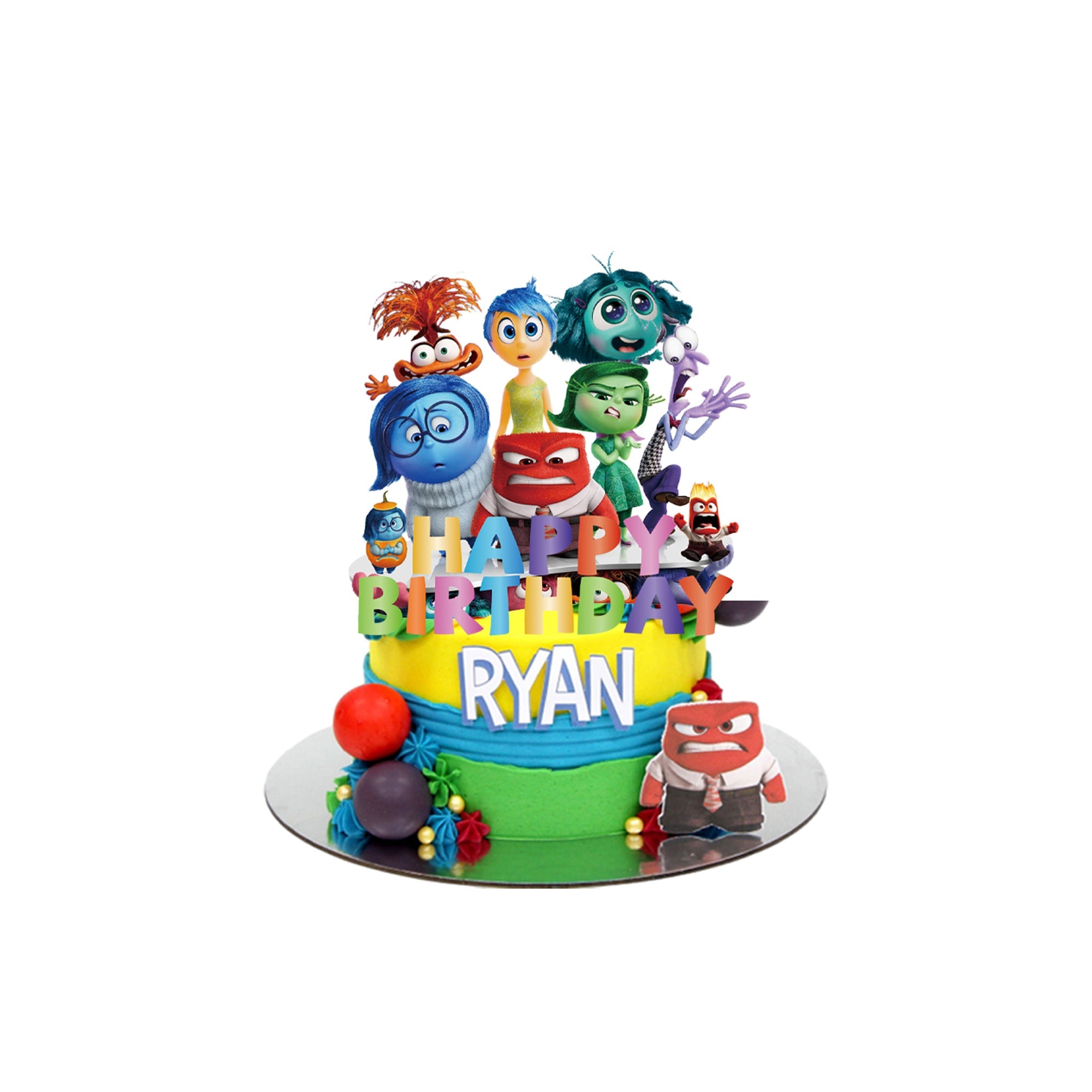 Inside Out 2 Birthday Cake Topper Party Expert