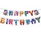 Shaoxing Keqiao Chengyou Textile Co.,Ltd Kids Birthday Inside Out 2 Happy Birthday Letter Paper Banner, 1 Count 810120717562