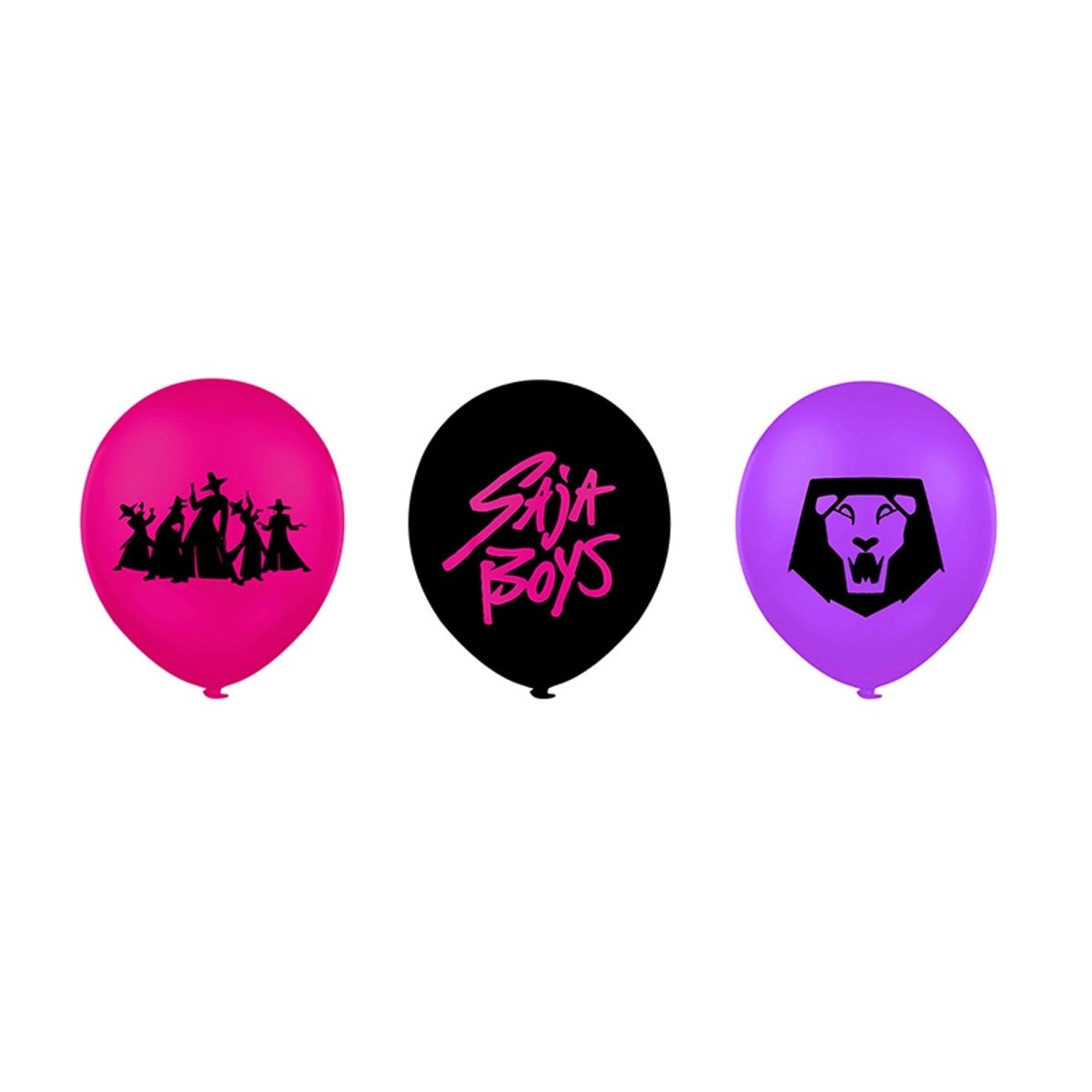 Shaoxing Keqiao Chengyou Textile Co.,Ltd Kids Birthday Kpop Anime Birthday Latex Balloons, Demon Hunter Inspired Boy Band, 12 Inches, 12 Count 840482509413