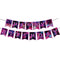 Shaoxing Keqiao Chengyou Textile Co.,Ltd Kids Birthday Kpop Anime Happy Birthday Paper Banner, Demon Hunter Inspired Boy Band, 79 Inches, 1 Count 840482509406