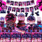 Shaoxing Keqiao Chengyou Textile Co.,Ltd Kids Birthday Kpop Anime Happy Birthday Paper Banner, Demon Hunter Inspired Boy Band, 79 Inches, 1 Count 840482509406
