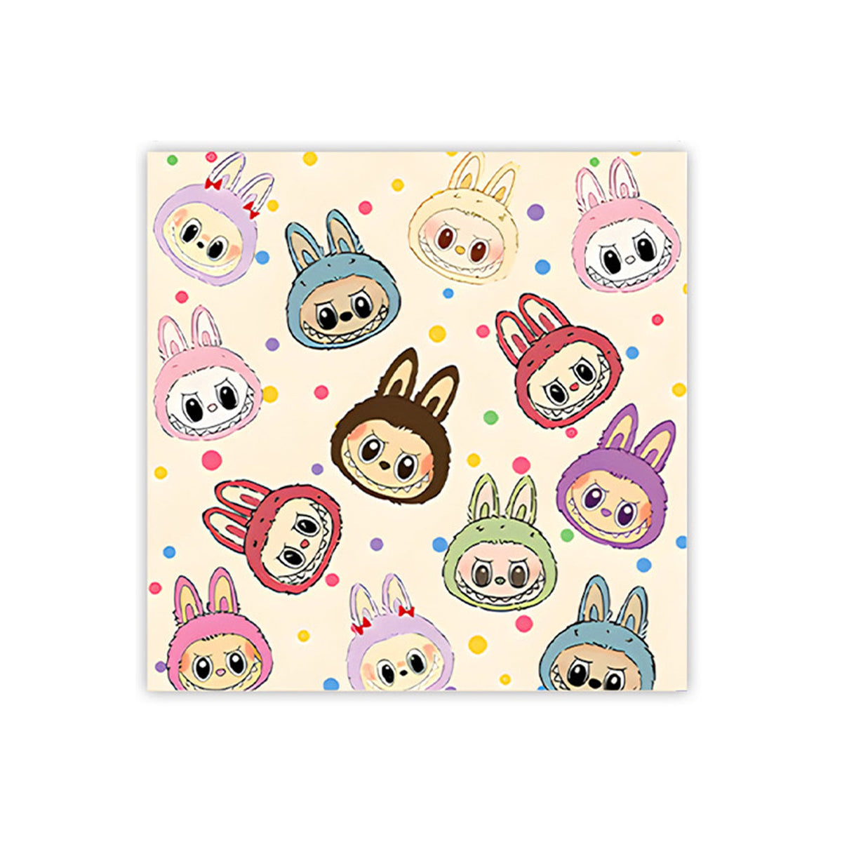 Shaoxing Keqiao Chengyou Textile Co.,Ltd Kids Birthday Lafufu Large Lunch Napkins, 20 Count 840482507204
