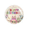 Shaoxing Keqiao Chengyou Textile Co.,Ltd Kids Birthday Lafufu Small Round Dessert Paper Plates, 7 Inches, 10 Count 840482507181