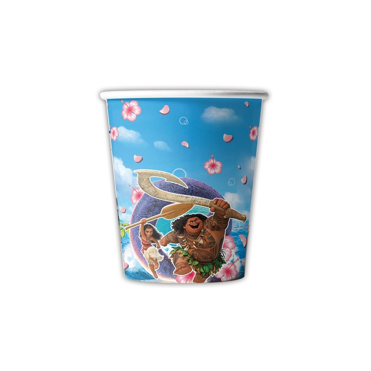 Shaoxing Keqiao Chengyou Textile Co.,Ltd Kids Birthday Moana Birthday Paper Cups, 10 Count 840482505279