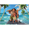 Shaoxing Keqiao Chengyou Textile Co.,Ltd Kids Birthday Moana Birthday Scene Setter, 39 x 59 Inches, 1 Count 840482505316