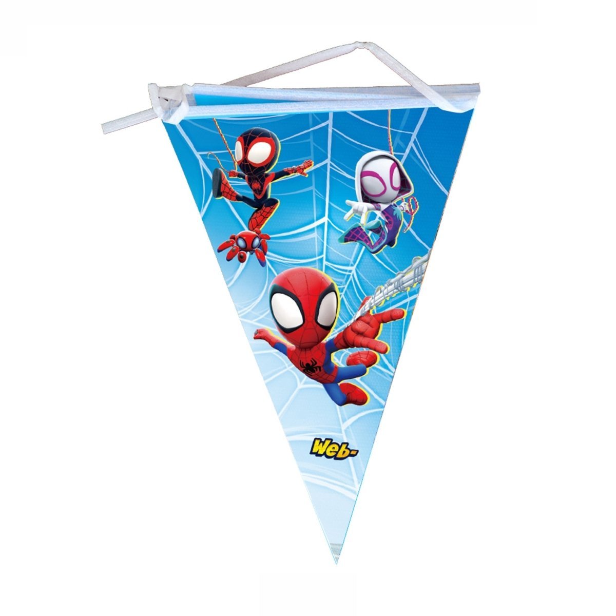 Shaoxing Keqiao Chengyou Textile Co.,Ltd Kids Birthday Spidey Pennant Banner, 59 Inches, 1 Count 840482505361