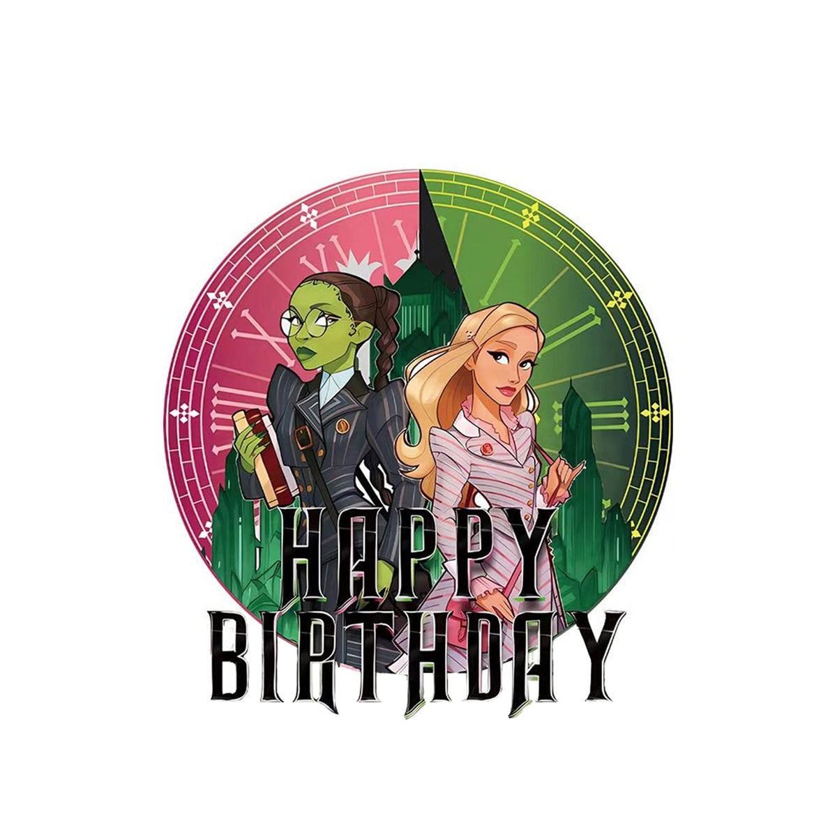 Shaoxing Keqiao Chengyou Textile Co.,Ltd Kids Birthday Wicked Birthday Cake Topper, 1 Count 810120718842