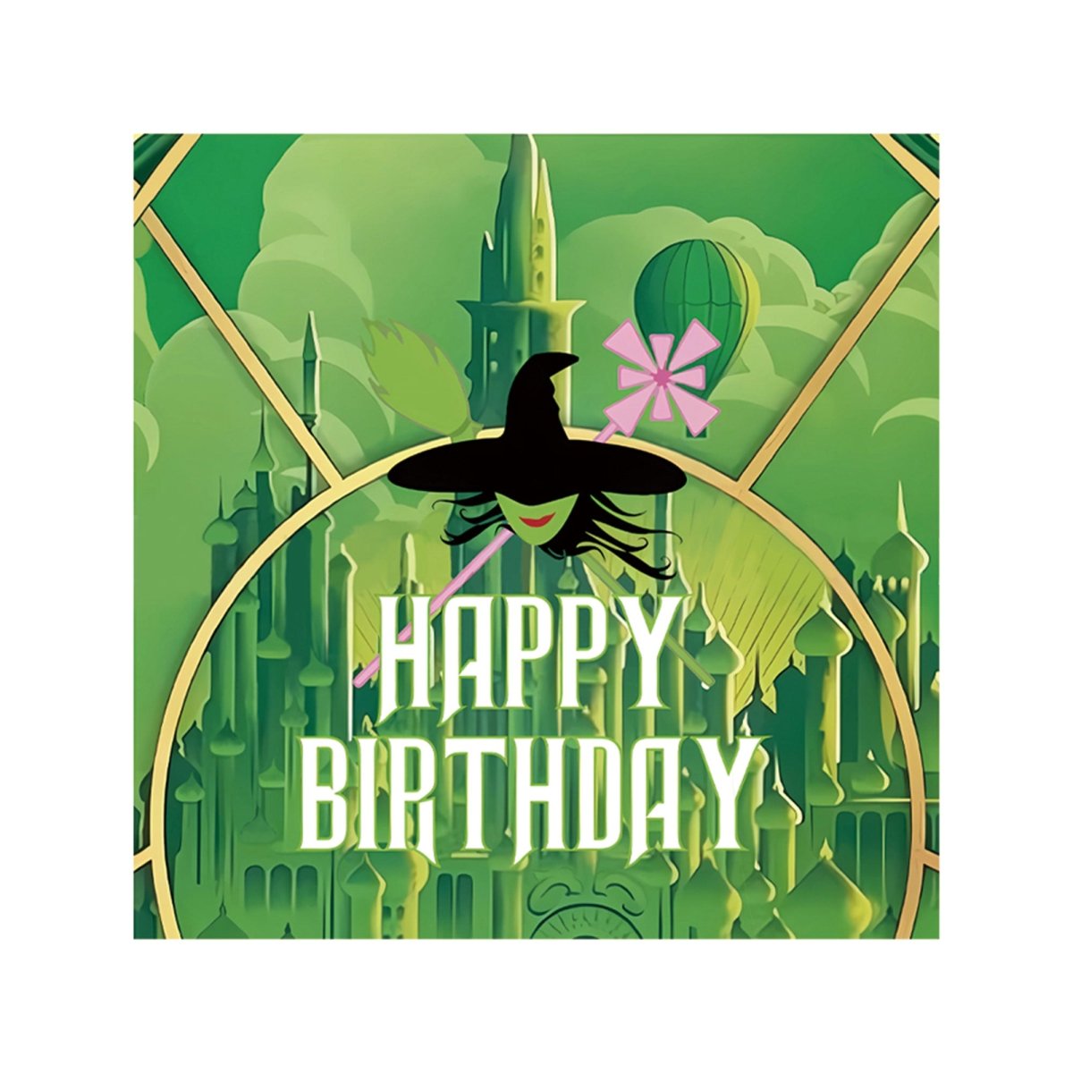 Shaoxing Keqiao Chengyou Textile Co.,Ltd Kids Birthday Wicked Birthday Large Lunch Napkins, 20 Count 810120718798