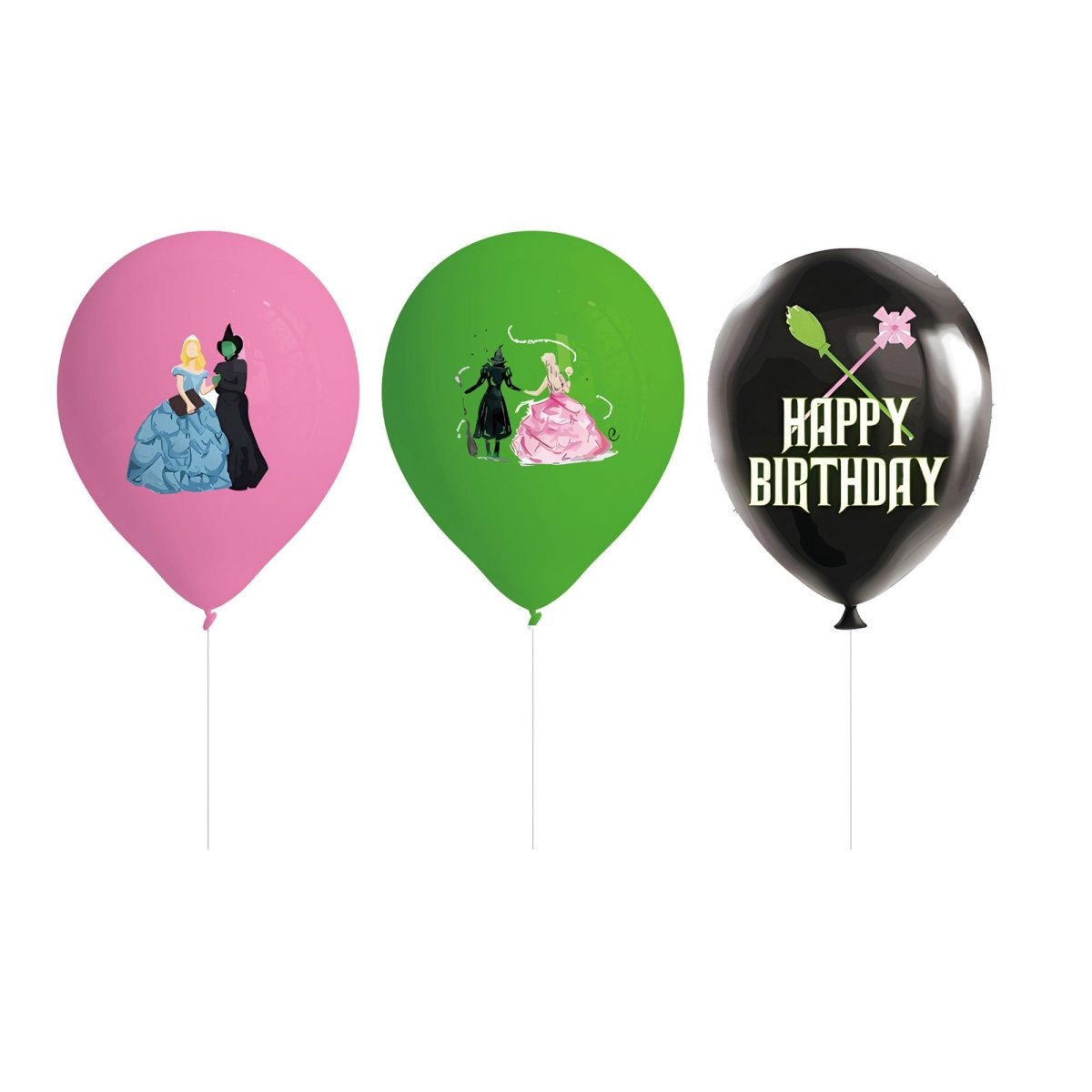 Shaoxing Keqiao Chengyou Textile Co.,Ltd Kids Birthday Wicked Birthday Latex Balloons, 12 Inches, 12 Count 810120718866