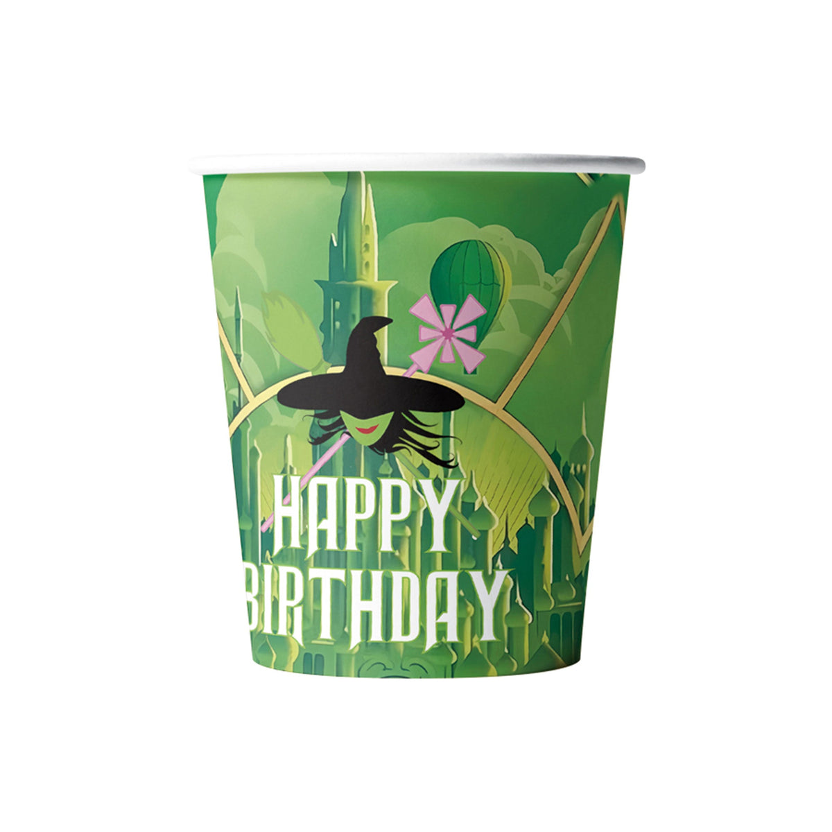 Shaoxing Keqiao Chengyou Textile Co.,Ltd Kids Birthday Wicked Birthday Paper Cups, 9 Oz, 10 Count 810120718835