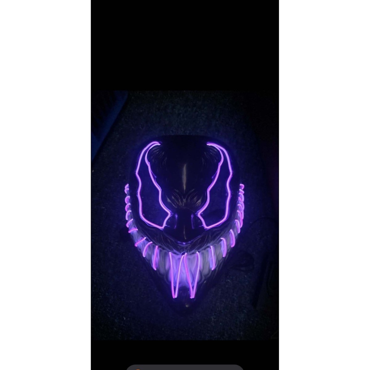 SHENZHEN DASHENG ELECTRONIC TECHNOLOGY CO. Costume Accessories LED Symbiote Mask for Adults