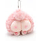 Shenzhen Huiboxin Electronics Co. Ltd Impulse Buying Cute Animal Bum Bum Plush Keychain, Pink Dog, 1 Count