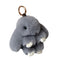 Shenzhen Huiboxin Electronics Co. Ltd Impulse Buying Grey Fluffy Bunny Plush Keychain, 1 Count 810120713588