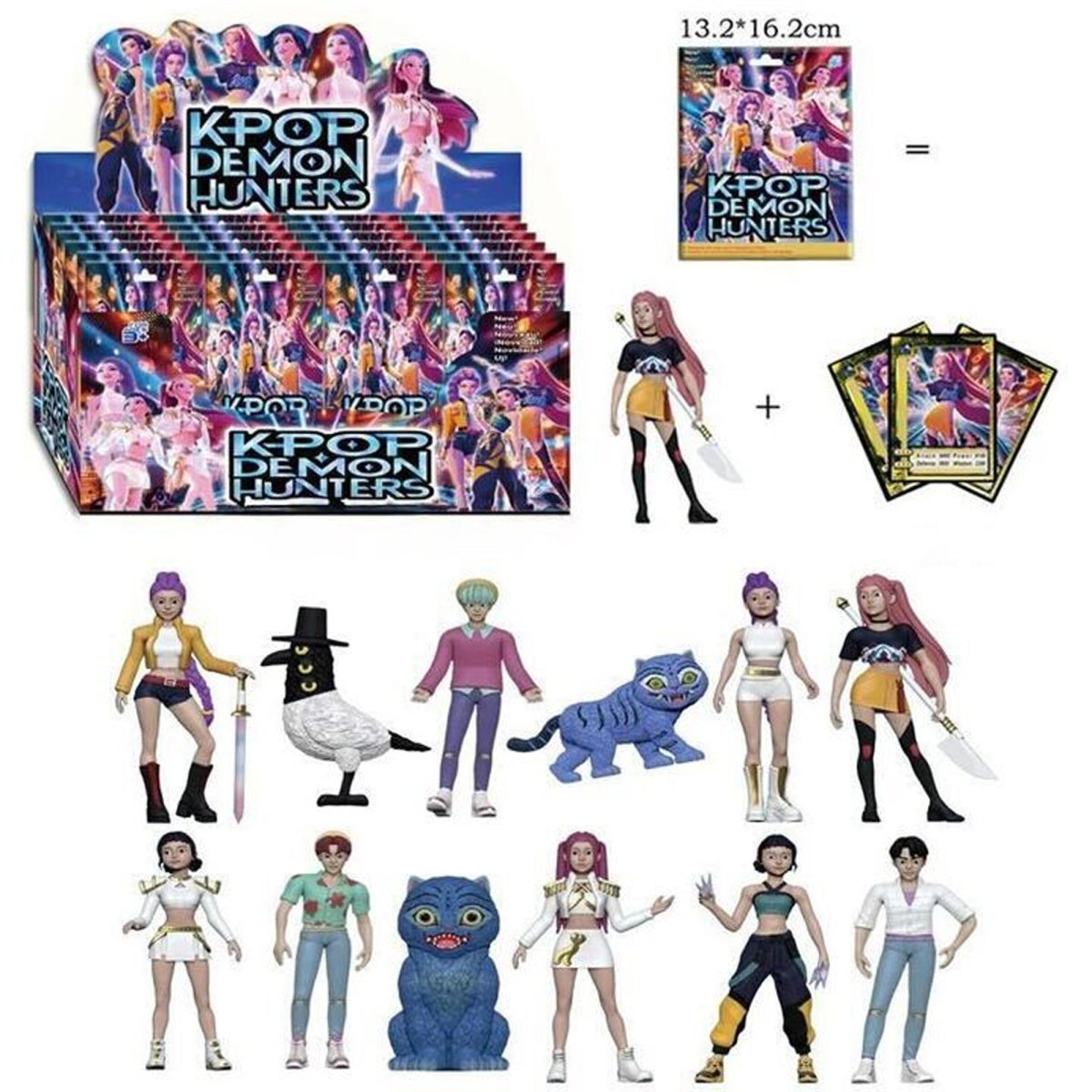 Shenzhen Huiboxin Electronics Co. Ltd Impulse Buying Kpop Anime Blind Bag 1, Demon Hunter Inspired Pop Signer, Assortment, 1 Count 6942024997000