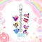 Shenzhen Huiboxin Electronics Co. Ltd Impulse Buying Kpop Anime Girls Keychain with Charms, Demon Hunter Inspired Pop Signer, 1 Count 840482507907