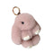 Shenzhen Huiboxin Electronics Co. Ltd Impulse Buying Rosewood Fluffy Bunny Plush Keychain, 1 Count