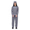 SHENZHEN PARTYGEARS DEVELOPMENT CO. LTD Costumes Jailbird Costume for Adults, Black and White Striped Pants and Top