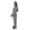 SHENZHEN PARTYGEARS DEVELOPMENT CO. LTD Costumes Jailbird Costume for Adults, Black and White Striped Pants and Top