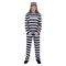 SHENZHEN PARTYGEARS DEVELOPMENT CO. LTD Costumes Jailbird Costume for Kids, Black and White Striped Pants and Top 810077658925