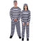 SHENZHEN PARTYGEARS DEVELOPMENT CO. LTD Costumes Jailbird Costume for Plus Size Adults, Black and White Striped Pants and Top 810077658956