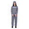 SHENZHEN PARTYGEARS DEVELOPMENT CO. LTD Costumes Jailbird Costume for Plus Size Adults, Black and White Striped Pants and Top 810077658956